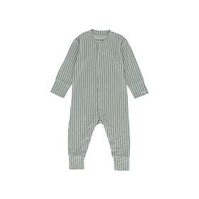 Gullkorn Design Babydress Vennen Striper Grønn