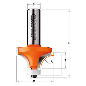 CMT Avrundningsfräs ; S=12 mm; D=28,7 R=8 med kullager