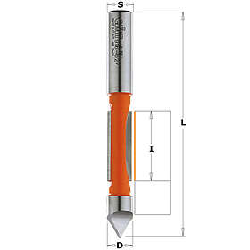 CMT Notfräs med bottenskär ; S=12 mm; D=12,7 mm