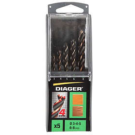 Diager 910D Wood Drill Bit Set 5pcs