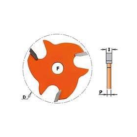 CMT 822.320.11 Fräs 2/47.6mm med kullager