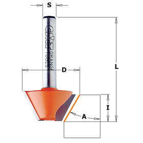 CMT Fasfräs ; S=8 mm; D=25 mm