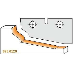Coppia Coltelli Per Antiforte CMT 695.013 - Per Frese Orizzontali, Dimensioni 19.8x11.9x1.5 Mm