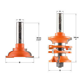 CMT Fräs borrset 955.806.11; 48/44.5 mm; 2 st.