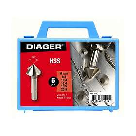 SET SVASATORI IN HSS TIAIN 6,3-25 MM 90 GRADI EXACT 5 PZ | Paride - Foto 11