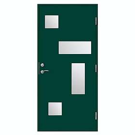 Br. Johansson Ytterdörr SY148 Sotat Glas YDS78/105 M10x20 V LH3 NCS S-7020-B70G 96123_Grön