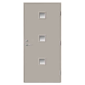 Br. Johansson Ytterdörr SY119 Klarglas YDS78/105 M10x21 H LH3 NCS S-3502-Y 95366_Grå