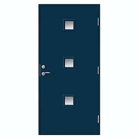 Br. Johansson Ytterdörr SY119 Klarglas YDS78/105 M9x20 H LH3 NCS S-7020-B 95360_Blå