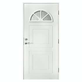 Br. Johansson Ytterdörr SY118 Cotswoldglas YDS78/105 M9x20 H LH3 NCS S-0500-N 95310_Kvit