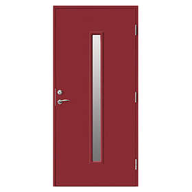 Br. Johansson Ytterdörr SY116 Klarglas YDS78/105 M10x21 H LH3 NCS S-5040-R 96106_Röd