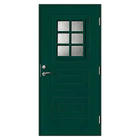 Br. Johansson Ytterdörr SY117 Cotswoldglas YDS78/105 M10x21 V LH3 NCS S-7020-B70G 95307_Grön