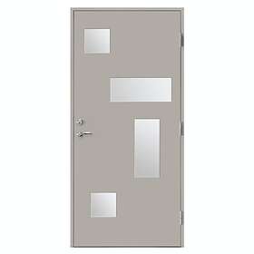 Br. Johansson Ytterdörr SY148 Sotat Glas YDS78/105 M9x21 V LH3 NCS S-3502-Y 96125_Grå