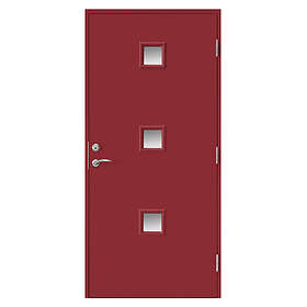 Br. Johansson Ytterdörr SY119 Klarglas YDS78/105 M10x21 H LH3 NCS S-5040-R 95366_Röd