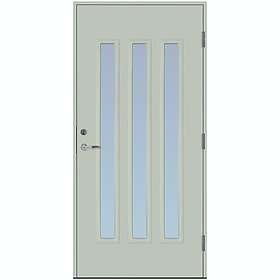 Scandidoor Ytterdörr Torp Trio 10x20 Vä Grön-grå Frost 77247
