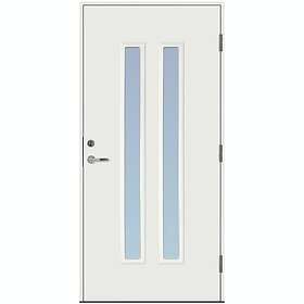 Scandidoor Ytterdörr Torp Duo 10x20 Hö Snövit Frost 77882