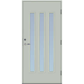 Scandidoor Ytterdörr Torp Trio 10x20 Hö Grön-grå Frost 77246