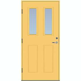 Scandidoor Ytterdörr Knut 9x20 Hö Ljusgul Frost 73858