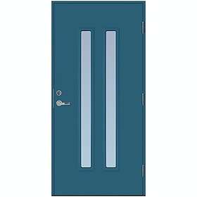 Scandidoor Ytterdörr Torp Duo 10x20 Hö Ljusblå Klar 77802