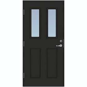 Scandidoor Ytterdörr Knut 9x20 Hö Svart Frost 73802