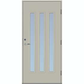 Scandidoor Ytterdörr Torp Trio 10x20 Hö Ljusgrå Klar 77130