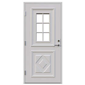 Leksandsdörren Ytterdörr Björkberg 10x20 V NCS S-0502-Y 1020VV90G