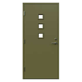 Leksandsdörren Ytterdörr Boda 10x21 V NCS S-5020-G70Y 1021VV49G_Grön