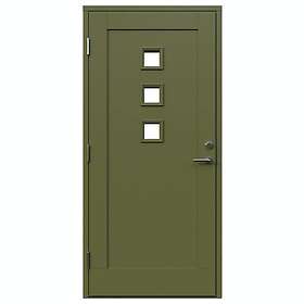 Leksandsdörren Ytterdörr Grytnäs 10x21 V NCS S-5020-G70Y 1021VV62G_Grön