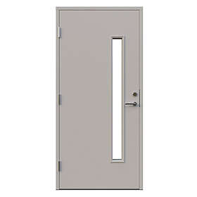 Leksandsdörren Ytterdörr Almberg 9x21 V NCS S-1502-Y50R 0921VV74G_LGrå