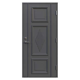 Leksandsdörren Ytterdörr Lisselby 09x21 H NCS S-6000-N 0921HV36_Grå