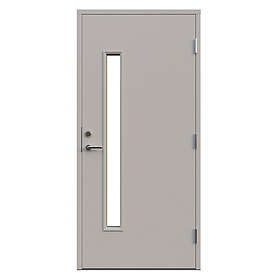 Leksandsdörren Ytterdörr Almberg 10x20 H NCS S-1502-Y50R 1020HV74G_LGrå