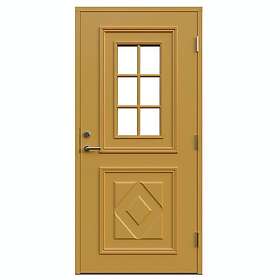 Leksandsdörren Ytterdörr Björkberg 10x21 H NCS S-2040-Y20R 1021HV90G_Gul