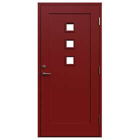 Leksandsdörren Ytterdörr Grytnäs 10x20 H NCS S 4050-Y90R 1020HV62G_Röd