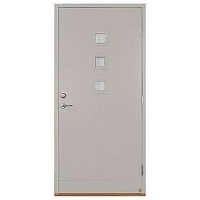 Leksandsdörren Ytterdörr Saltö Klarglas Ljusgrå 100x200 Höger S 1502-Y50R 1020HV48G_LGrå