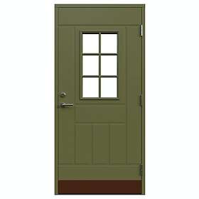 Leksandsdörren Ytterdörr Tibble Glas 9x21 H NCS S-5020-G70Y 0921HV7G_Grön