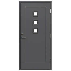 Leksandsdörren Ytterdörr Grytnäs 10x21 H NCS S-6000-N 1021HV62G_Grå