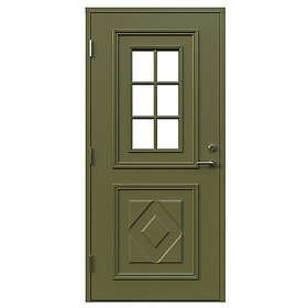Leksandsdörren Ytterdörr Björkberg 9x20 V NCS S-5020-G70Y 0920VV90G_Grön