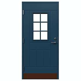 Leksandsdörren Ytterdörr Tibble Glas 9x21 V NCS S-6020-B 0921VV7G_Blå