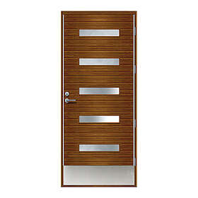 Kaski Ytterdörr Träpaneldörr Kristinestad Ljusgrå Lasyr 90x200 H 19357-9x20H_LGrå