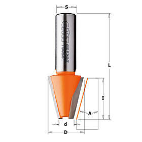 CMT BEVEL CUTTER FOR CORIAN 15° HW S=12 D=9,5/23x25.4