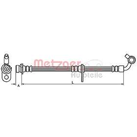 Metzger Bromsslang 4111079