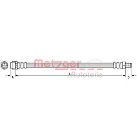 Metzger Bromsslang 4111480