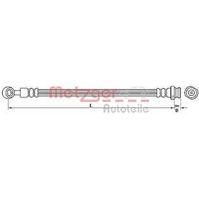 Metzger Bromsslang 4110718