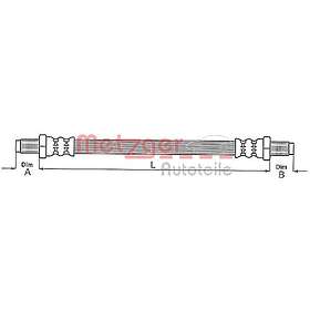 Metzger Bromsslang 4112106