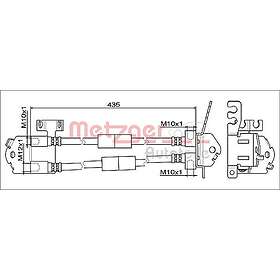 Metzger Bromsslang 4111557