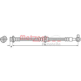 Metzger Bromsslang 4110847