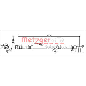 Metzger Bromsslang 4111679