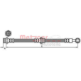 Metzger Bromsslang 4110629