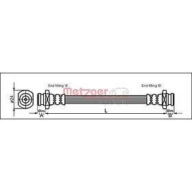 Metzger Bromsslang 4114732