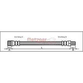 Metzger Bromsslang 4113259