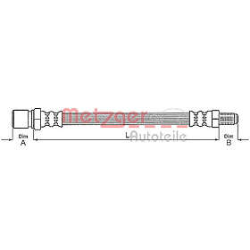 Metzger Bromsslang 4111150